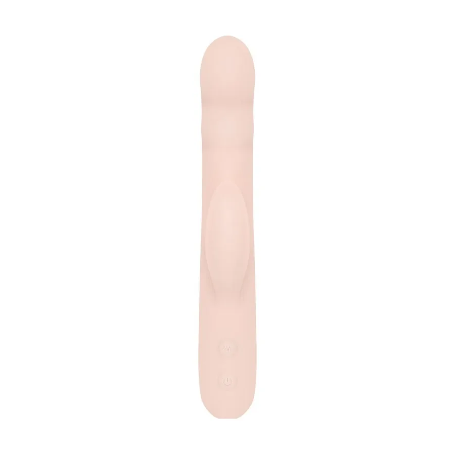 Вібратор-кролик Good Vibes Only - SHAI Thrusting Vibrator Soft Silicone - Pink