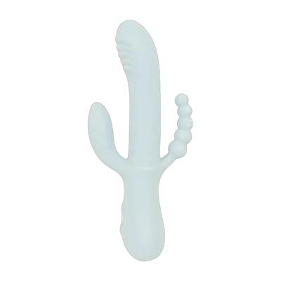 Вібратор-кролик Good Vibes Only - SAGE Triple Stimulation Vibe Soft Silicone - Blue