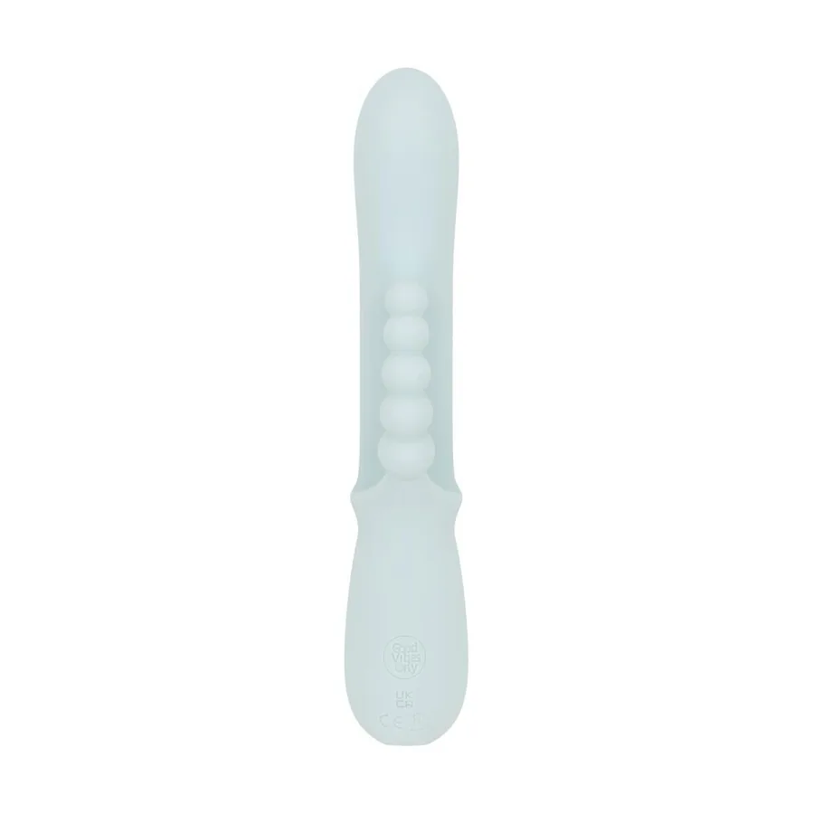 Вібратор-кролик Good Vibes Only - SAGE Triple Stimulation Vibe Soft Silicone - Blue