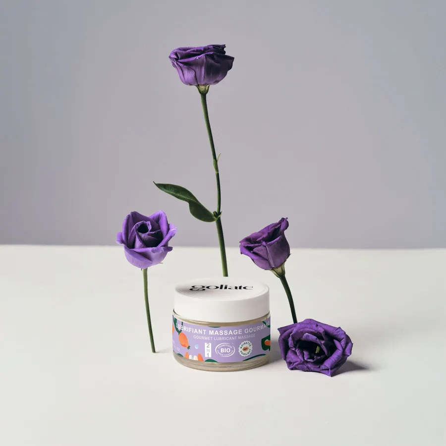 Массажное масло-лубрикант с ароматом и вкусом фундука Goliate Couple Gourmand Noisette 50 мл