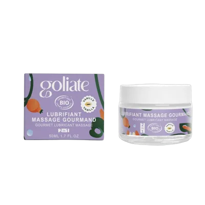 Массажное масло-лубрикант с ароматом и вкусом ванили Goliate Couple Gourmand Vanille 50 мл