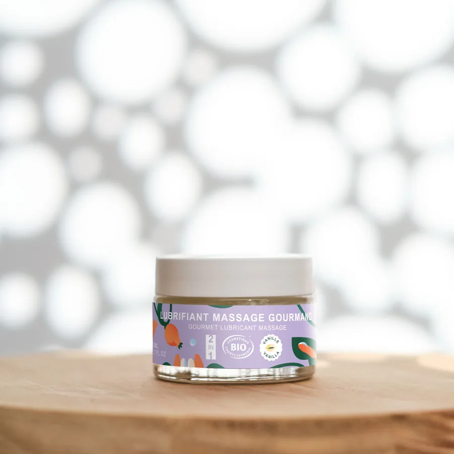 Массажное масло-лубрикант с ароматом и вкусом ванили Goliate Couple Gourmand Vanille 50 мл