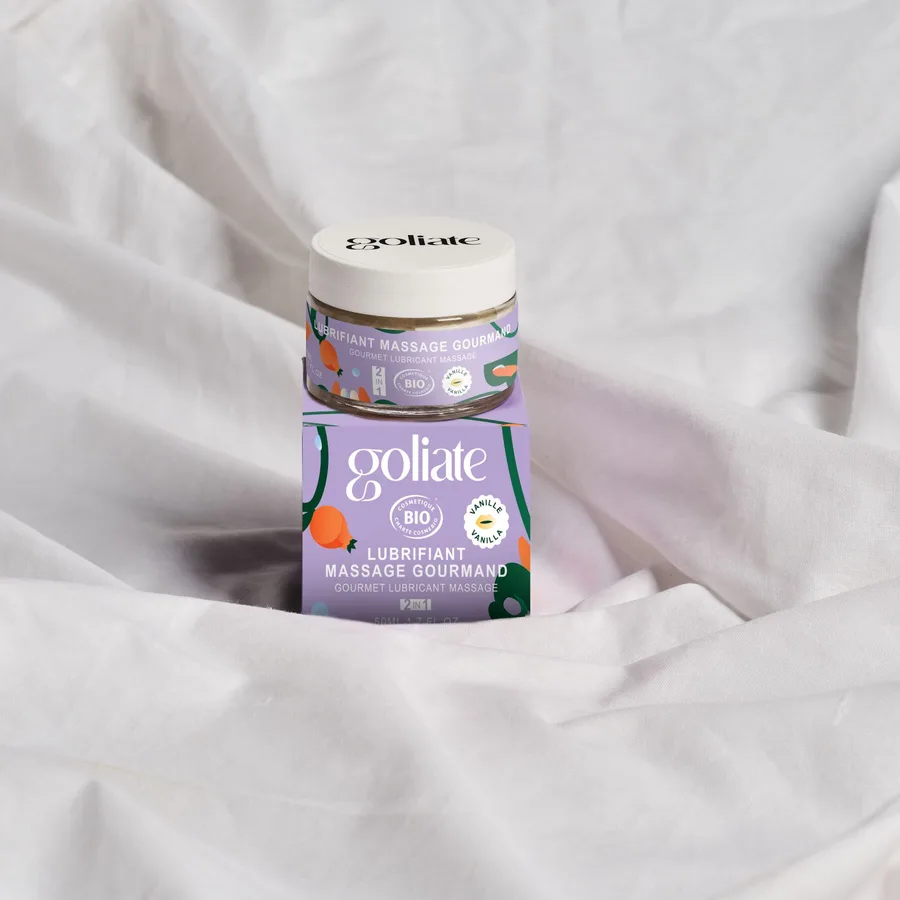 Массажное масло-лубрикант с ароматом и вкусом ванили Goliate Couple Gourmand Vanille 50 мл