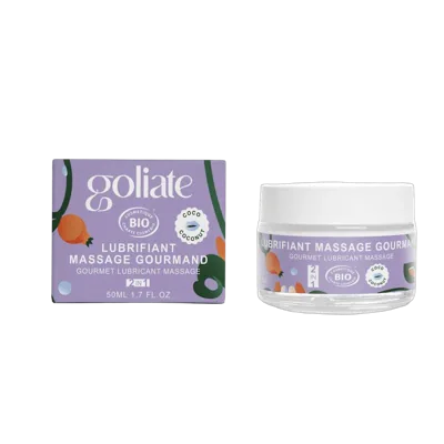 Массажное масло-лубрикант с ароматом и вкусом кокоса Goliate Couple Gourmand Coco 50 мл