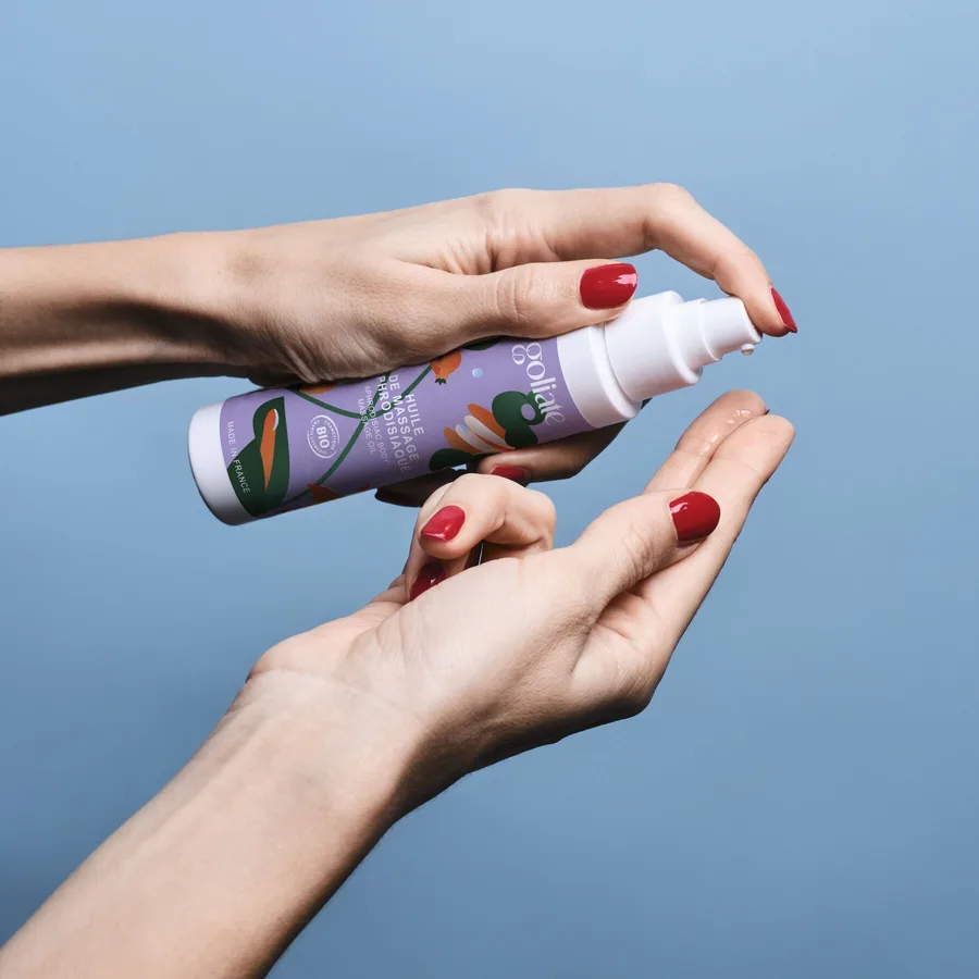 Масажна олія Goliate Huile De Massage Aphrodisiaque 100 мл, органічна, зігрівальний ефект