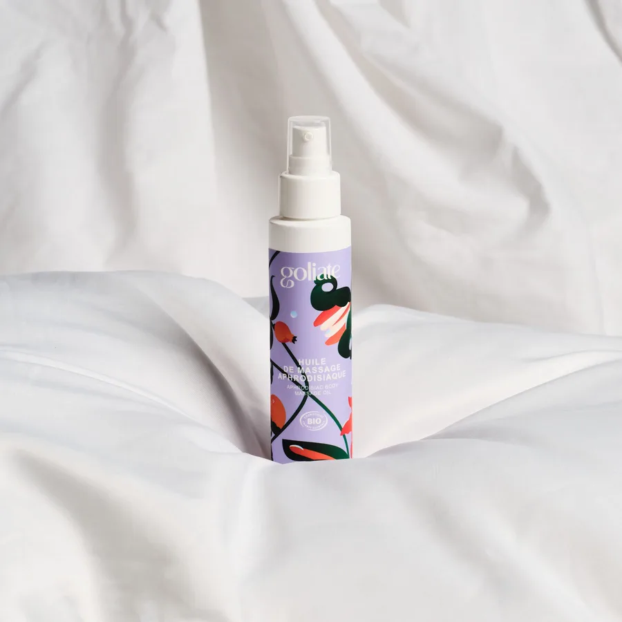 Масажна олія Goliate Huile De Massage Aphrodisiaque 100 мл, органічна, зігрівальний ефект