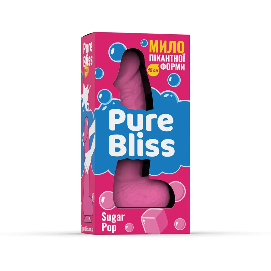 Ароматне мило пікантної форми Pure Bliss Pink Sugar Pop (Жуйка) 15 см