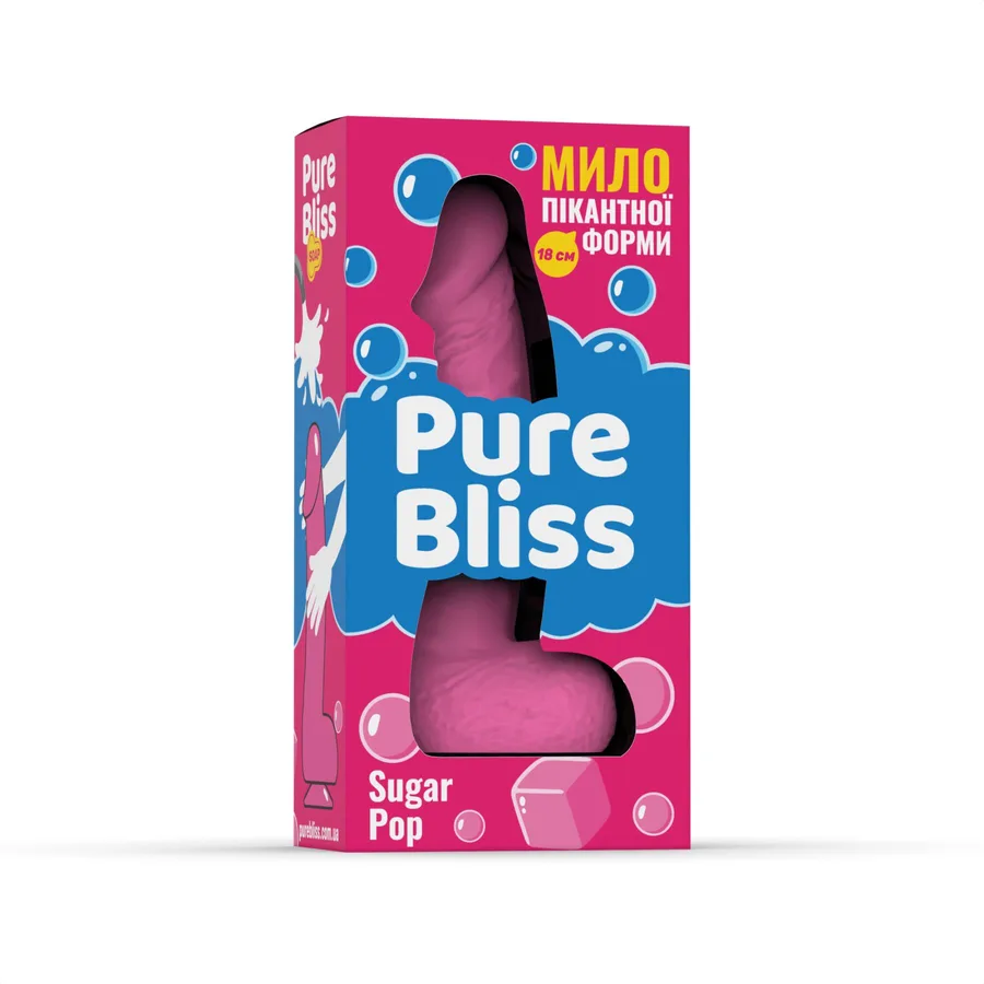 Ароматне мило пікантної форми Pure Bliss Pink Sugar Pop (Жуйка) 18 см
