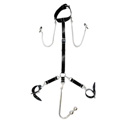 Бондажный набор с металлическим анальным крюком Art of Sex Beatrice Bondage set with anal hook № 3