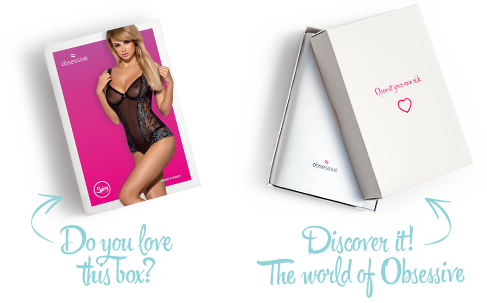 Сетчатое боди на косточках Obsessive Amanta teddy XXL, черное, с доступом