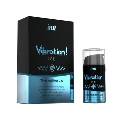 Рідкий вібратор Intt Vibration Ice (15 мл), густий гель, дуже незвичайний, діє до 30 хвилин