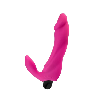 Вібратор вагінально-кліторальний Alive Bifun Pro, Pink, перезаряджуваний