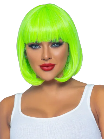 Парик Leg Avenue 12″ Neon short bob wig Neon Green