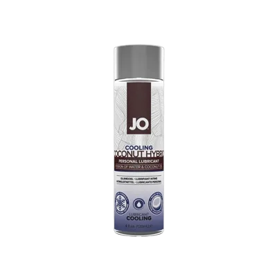 Охлаждающая смазка-крем с кокосовым маслом JO Coconut Hybrid COOLING (120 мл) белая