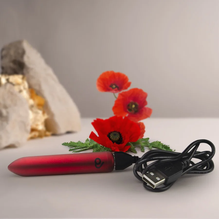 Вибропуля Rocks Off Bullet Poppy Red 16 Settings