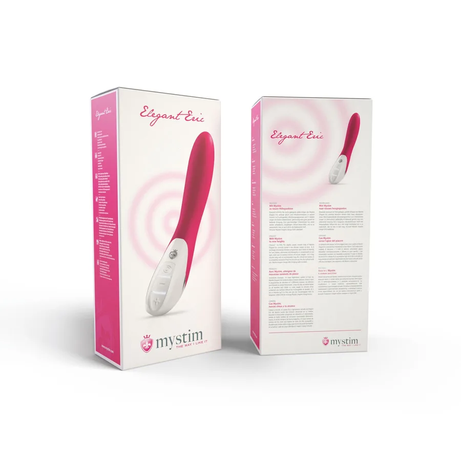 Вібратор Mystim Elegant Eric Pink