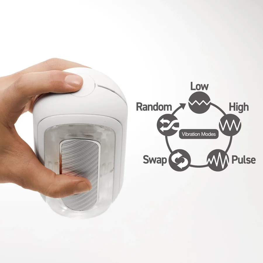Мастурбатор Tenga Flip Zero Gravity Electronic Vibration White