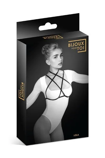 Портупея на груди Bijoux Pour Toi - EMMA (паковання від моделі CLARA)