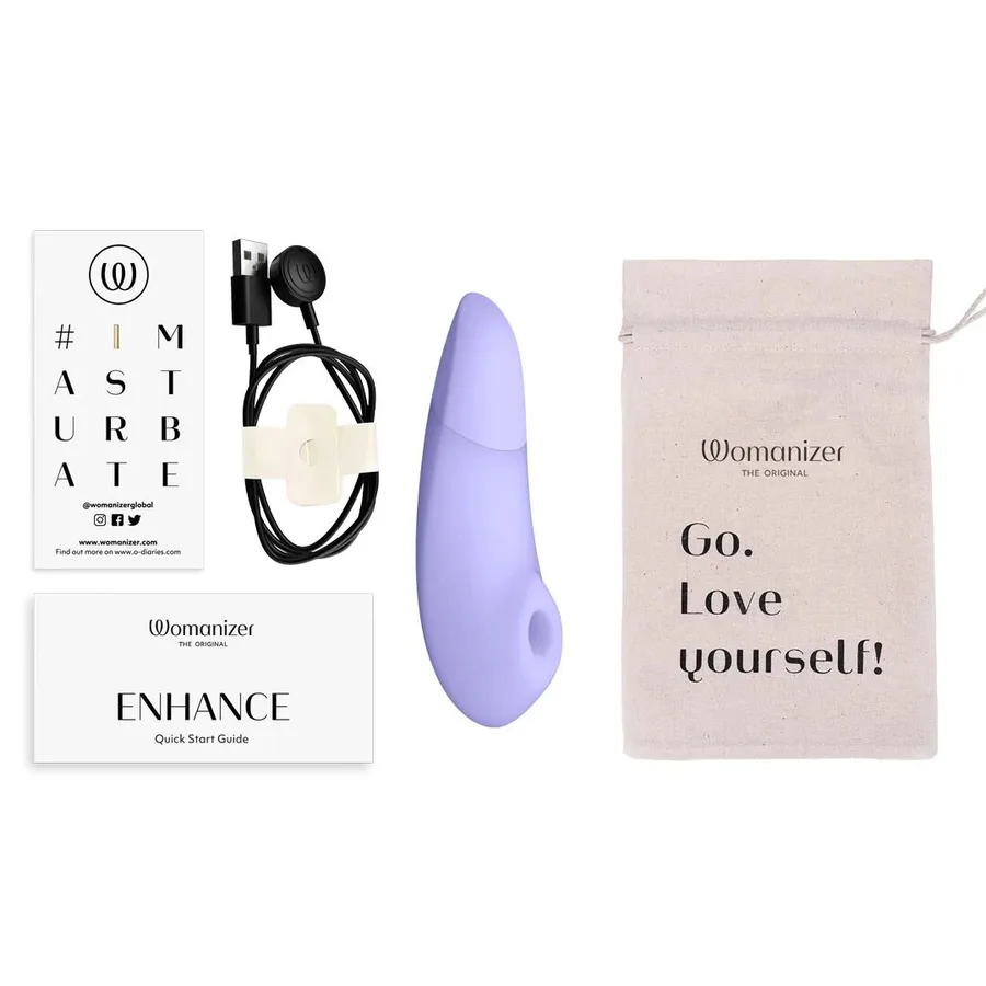 Вакуумный клиторальный стимулятор Womanizer Enhance Lilac