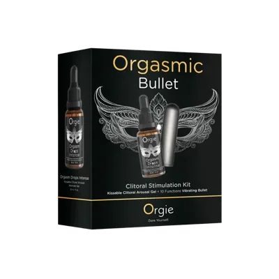 Набір Orgie Orgasmic Bullet: збуджувальні краплі та віброкуля