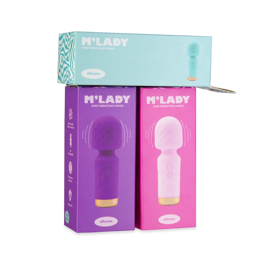 Вибромассажер M’Lady Mini Vibrating Wand Purple