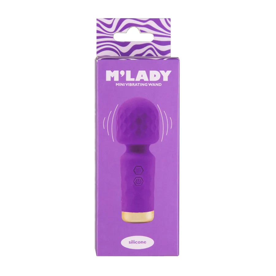 Вибромассажер M’Lady Mini Vibrating Wand Purple