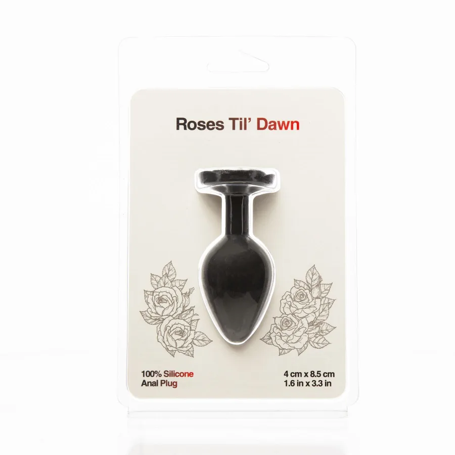 Анальна пробка BMS Roses Til’ Dawn Silicone Anal Plug Medium