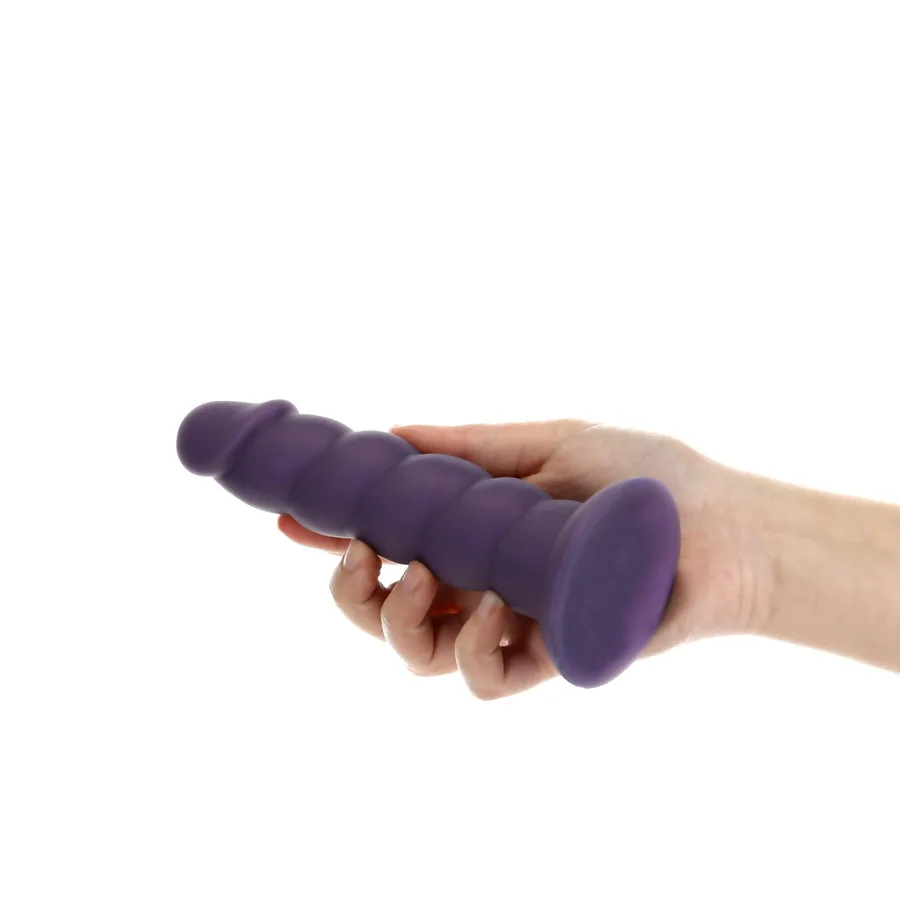 Фаллоимитатор Fantasy by Addiction Unicorn Dildo 7” Purple, вибропуля в подарок
