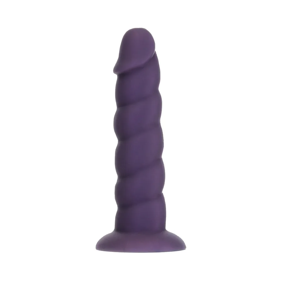 Фаллоимитатор Fantasy by Addiction Unicorn Dildo 7” Purple, вибропуля в подарок