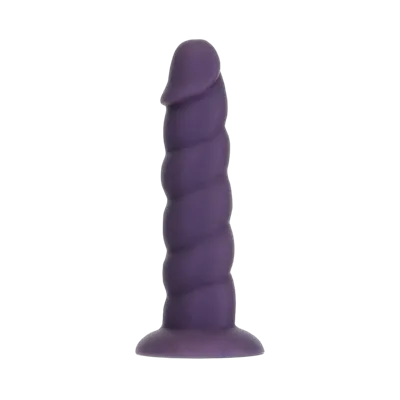 Фаллоимитатор Fantasy by Addiction Unicorn Dildo 7” Purple, вибропуля в подарок