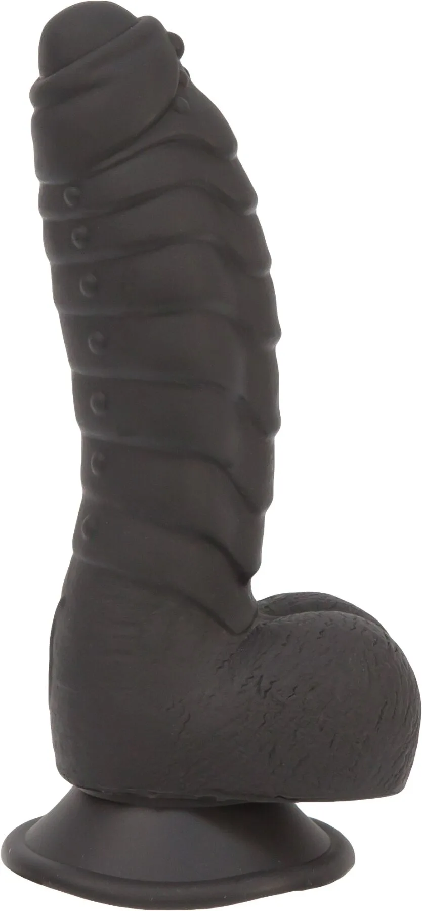 Фалоімітатор ADDICTION Ben 7" Dildo With Balls Black, віброкуля в подарунок