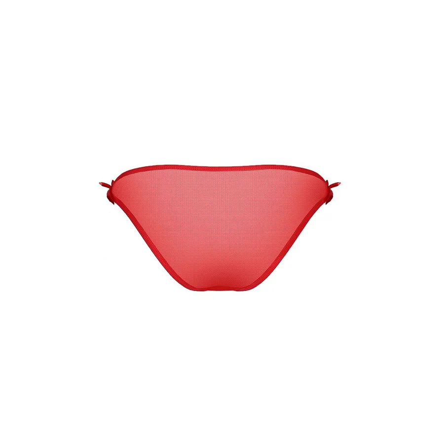 Трусики с завязочками по бокам Passion Exclusive WARDA THONG S/M, red