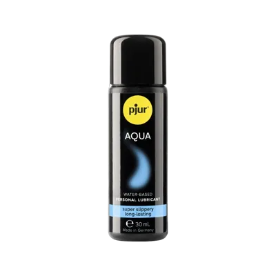 Лубрикант на водній основі pjur Aqua 30 мл, ефект оксамитової шкіри без прилипання