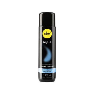Лубрикант на водній основі pjur Aqua 100 мл, ефект оксамитової шкіри без прилипання