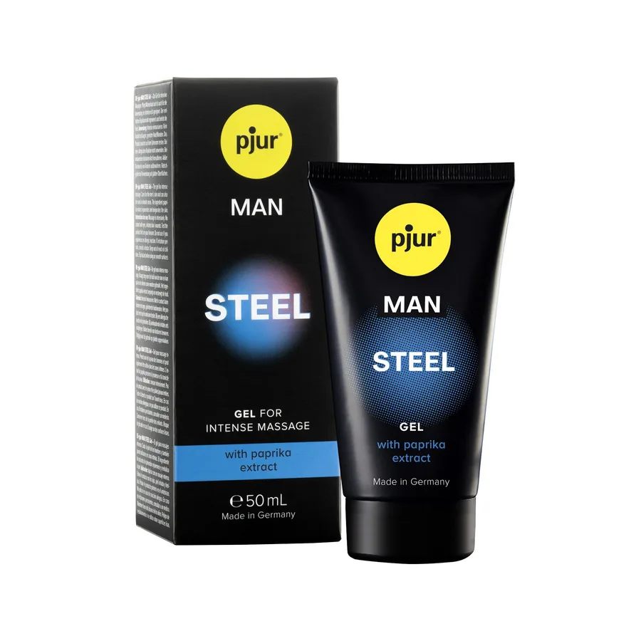 Гель-стимулятор для пениса pjur MAN Steel Gel 50 мл, с экстрактом паприки и ментолом
