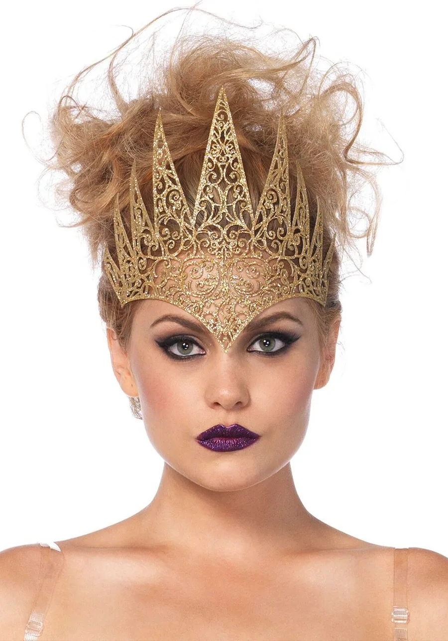 Широкая корона Leg Avenue Die Cut Royal Crown, золотая