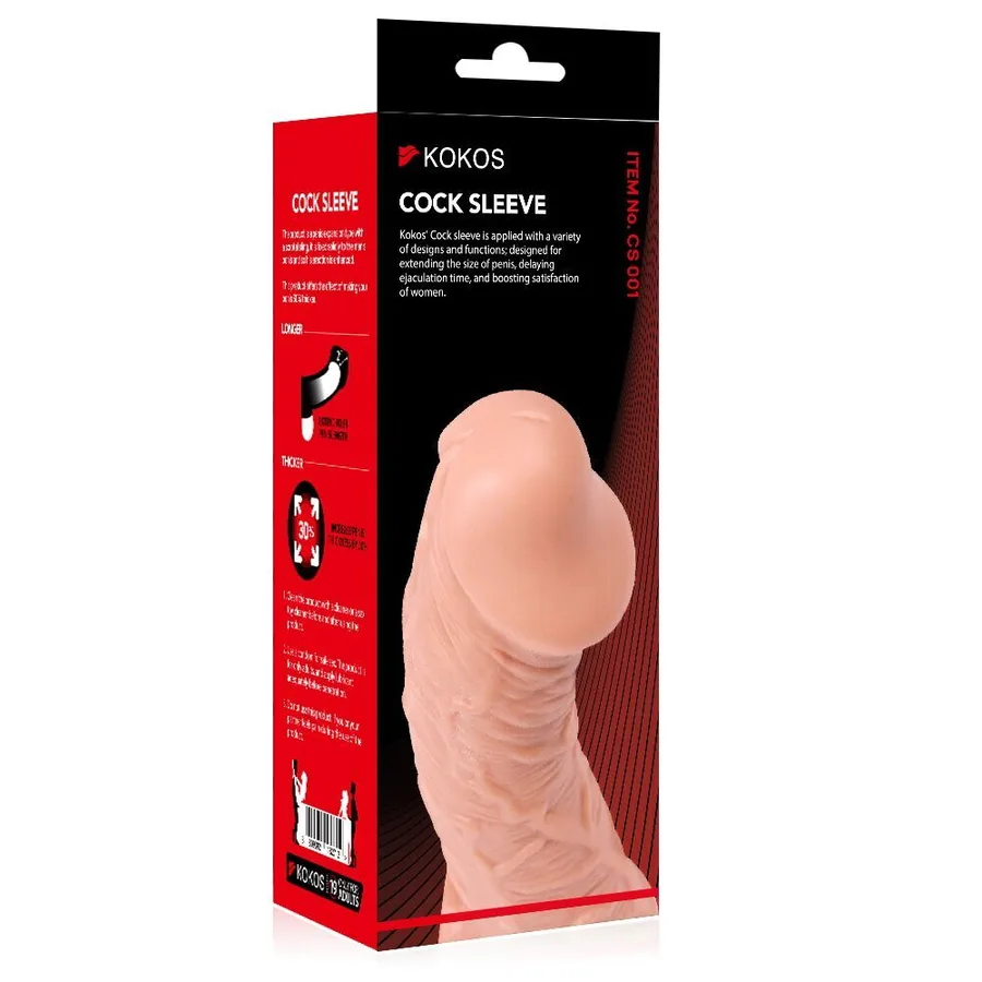 Насадка на член Kokos Cock Sleeve CS 001 L (м'ята упаковка!!!)