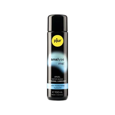Анальний лубрикант pjur analyse me! Moisturising 100 мл, на водній основі, з гіалуроном