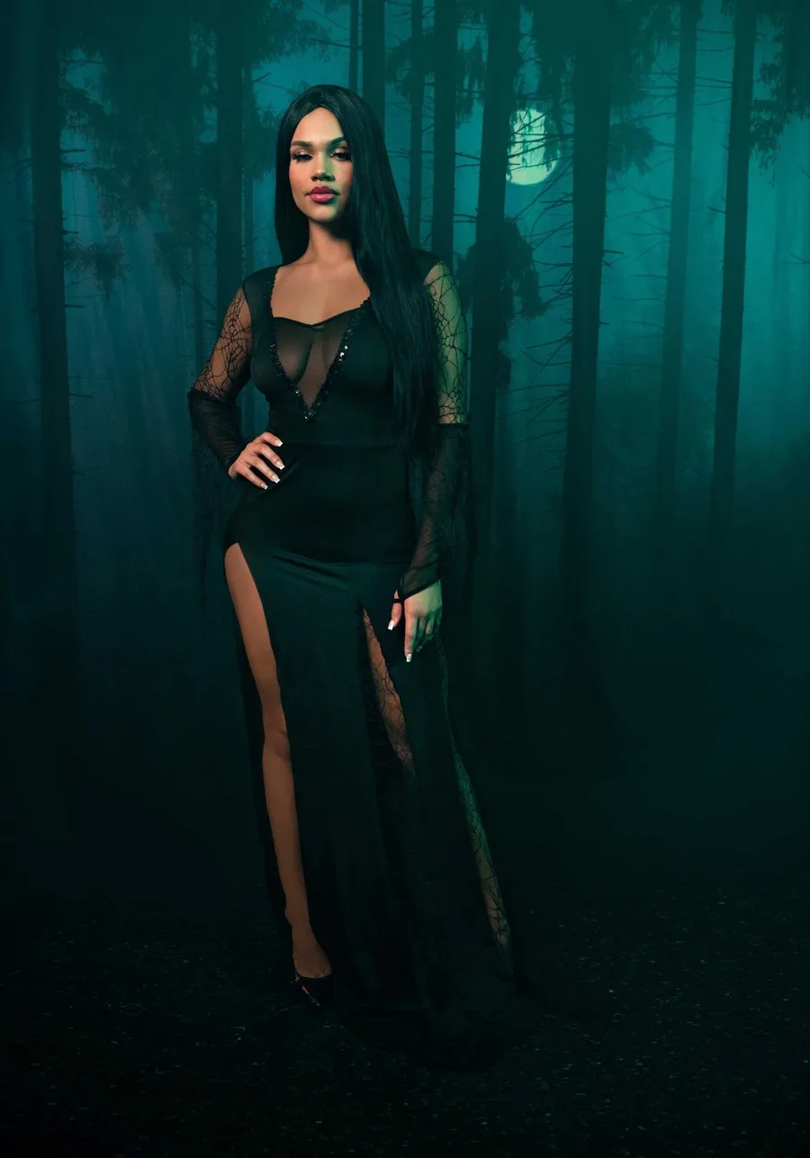 Костюм Мортиши Аддамс Leg Avenue Sexy Spooky Morticia S