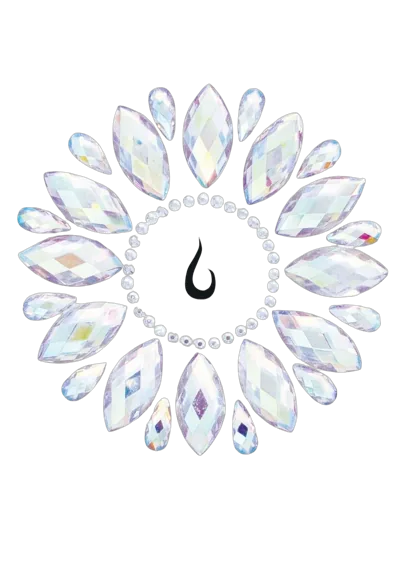 Стразы-украшения для тела Leg Avenue Fluer body jewels sticker, наклейки