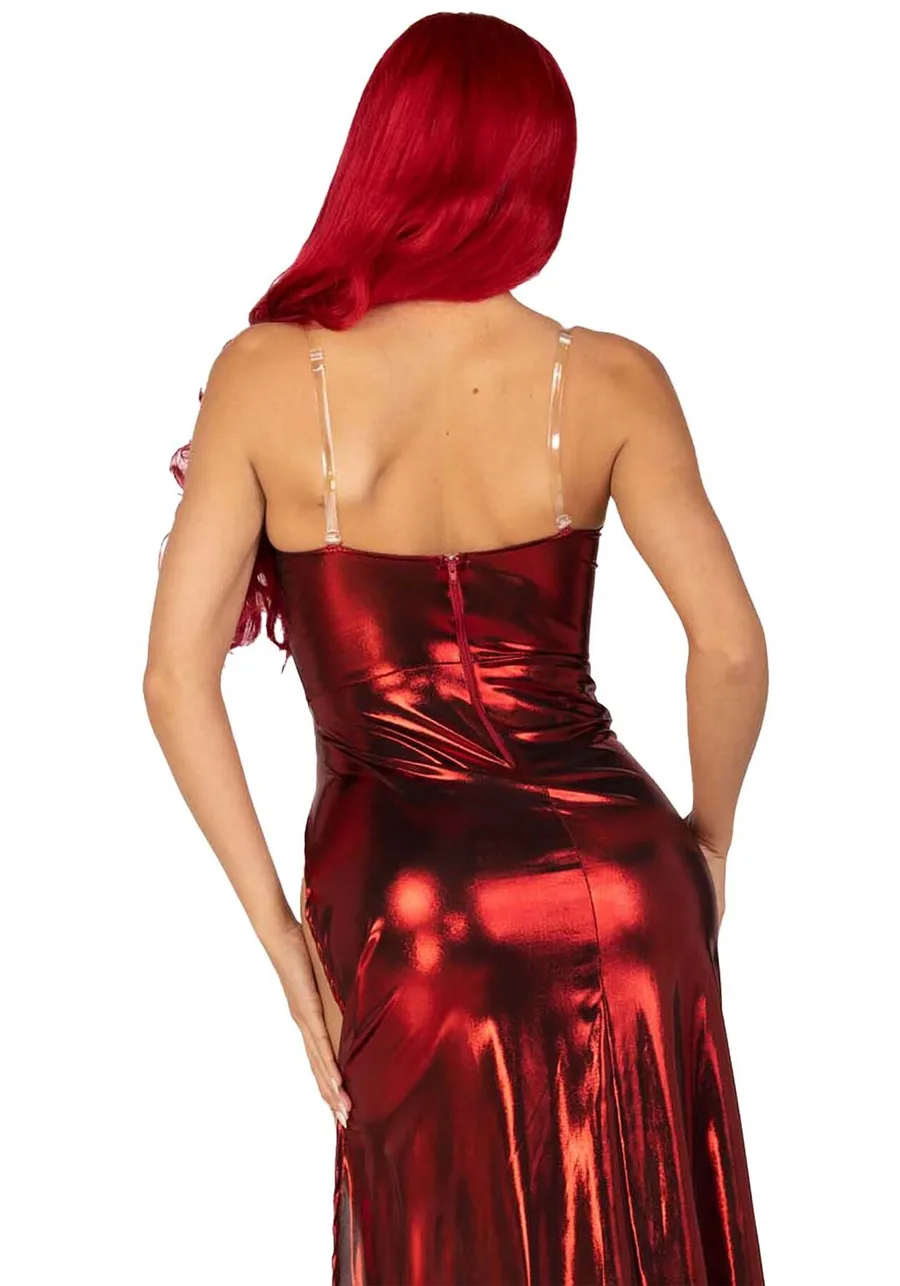 Эротическое платье Leg Avenue Shimmer bodysuit with skirt M