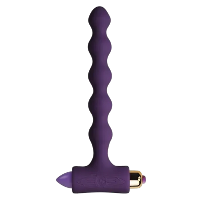 Анальный вибратор Rocks Off Petite Sensations - Pearls Purple