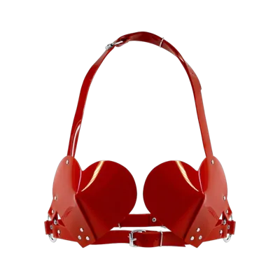 Ліф Серце Feral Feelings - Hearts Bra Red