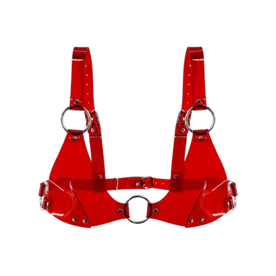 Ліф класичний Feral Feelings - Bikini Top Red Trasparent