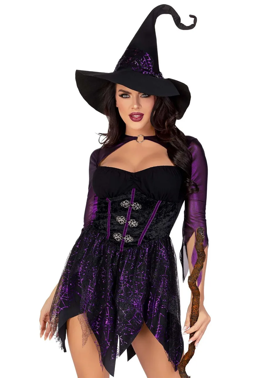 Костюм ведьмы Leg Avenue Mystical Witch XL, платье, шляпа