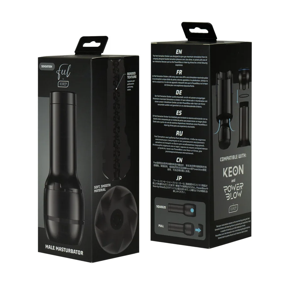 Мастурбатор Kiiroo FeelSensation Stroker PBC, сумісний з PowerBlow і Keon