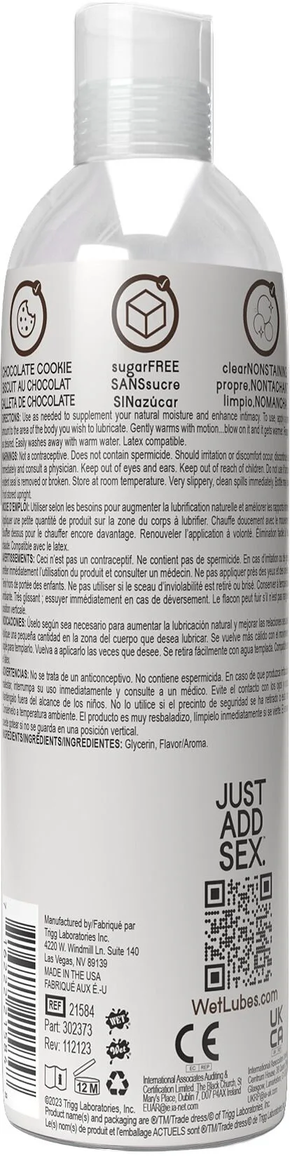 Распродажа!!! Согревающий лубрикант Wet Warming Chocolate Cookie 4in1, 118мл (срок 30.09.2026)