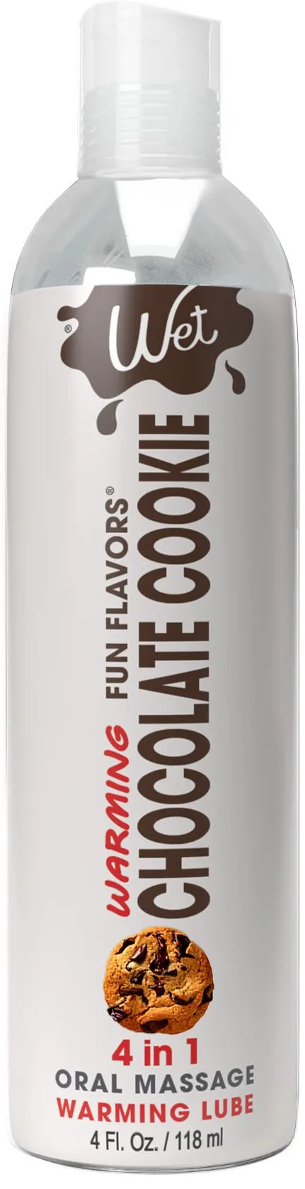 Распродажа!!! Согревающий лубрикант Wet Warming Chocolate Cookie 4in1, 118мл (срок 30.09.2026)