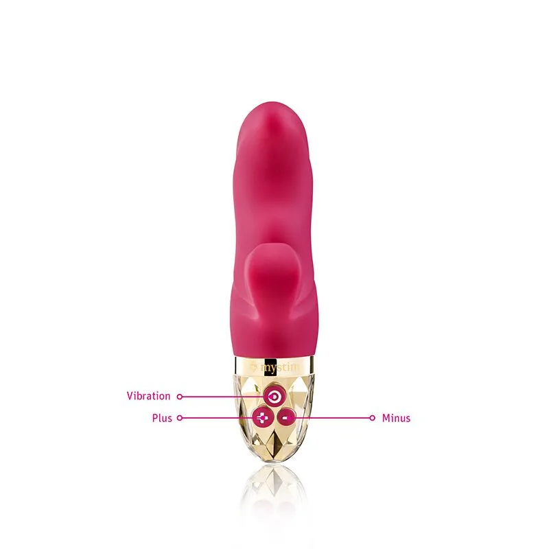 Вибратор-кролик Mystim Hop Hop Bob Fuchsia, мощный мотор, 8 режимов