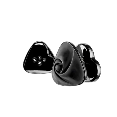 Вібратор для клітора з електростимуляцією Mystim Heart's Desire Black Edition